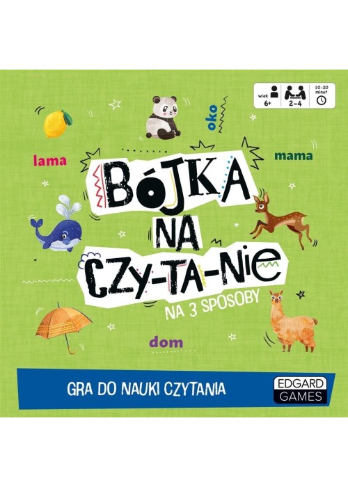 Gra do nauki czytania. Bójka na czytanie