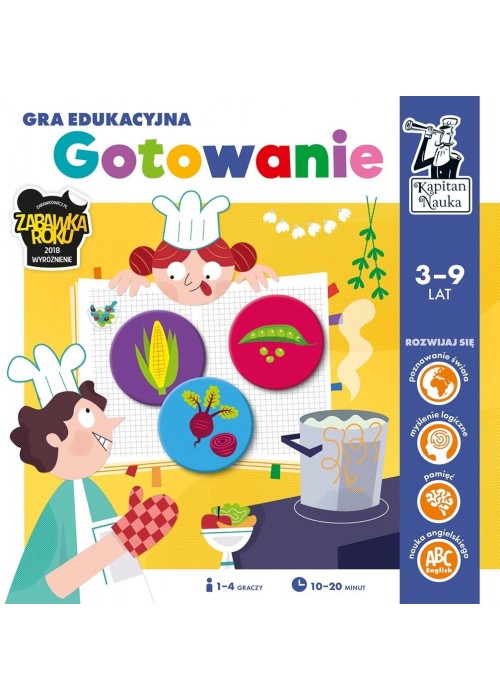 Kapitan Nauka. Gra edukacyjna. Gotowanie