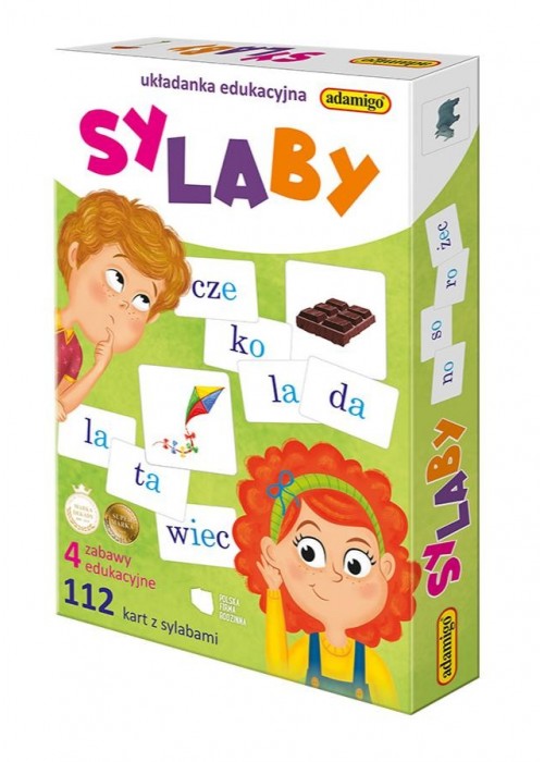 Układanka edukacyjna - Sylaby