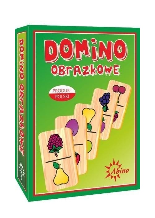 Domino obrazkowe - owoce ABINO