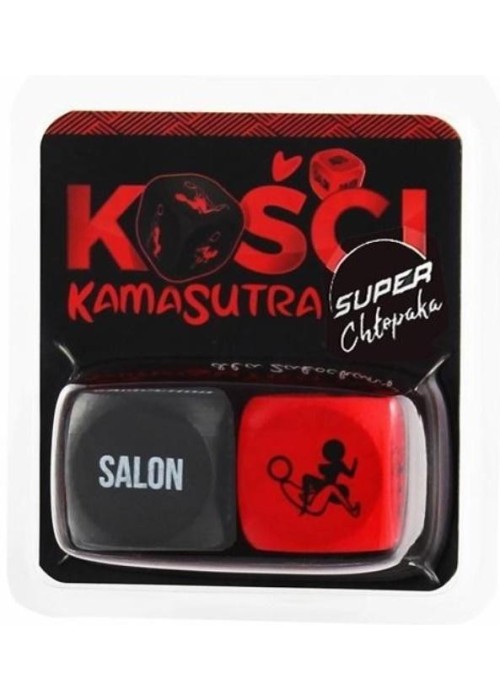 Kości Kamasutra Super Chłopaka (czerwono-czarne)