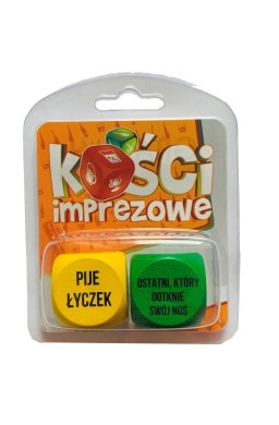 Kości Imprezowe (żółto-zielone)