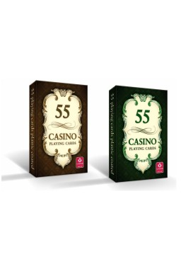 CASINO - karty do gry 55 kart CARTAMUNDI