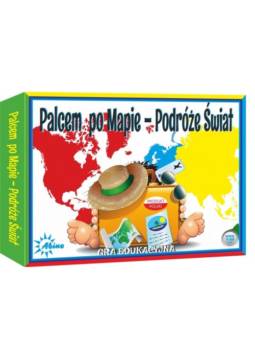 Palcem po mapie - Świat ABINO