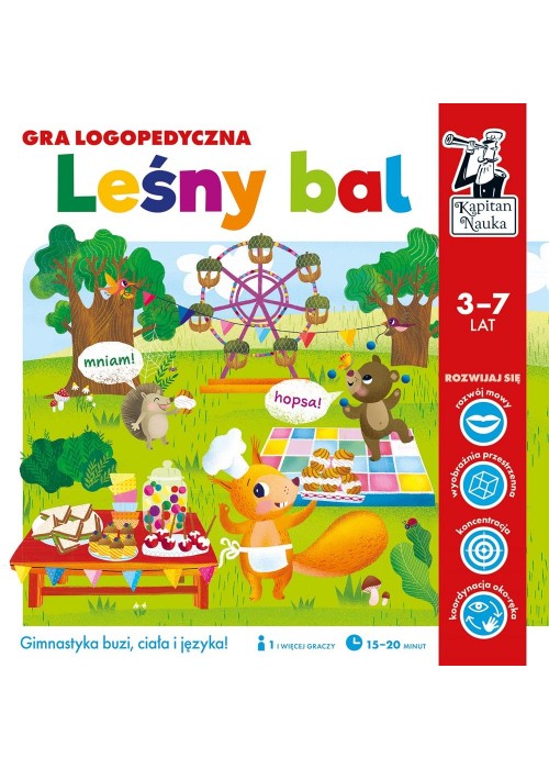 Kapitan Nauka. Gra logopedyczna. Leśny bal