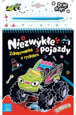 Niezwykłe pojazdy. Zdrapywanka z rysikiem