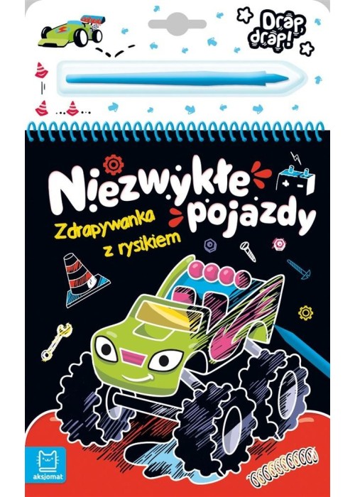 Niezwykłe pojazdy. Zdrapywanka z rysikiem