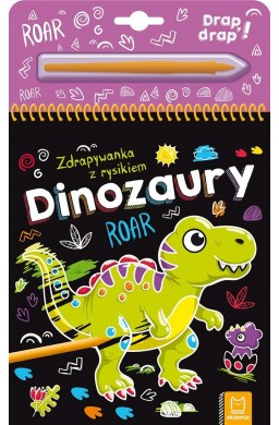 Dinozaury. Zdrapywanka z rysikiem