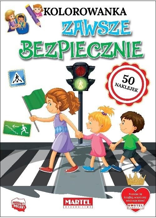 Kolorowanka Zawsze bezpiecznie