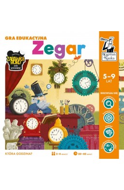 Kapitan Nauka. Gra edukacyjna. Zegar