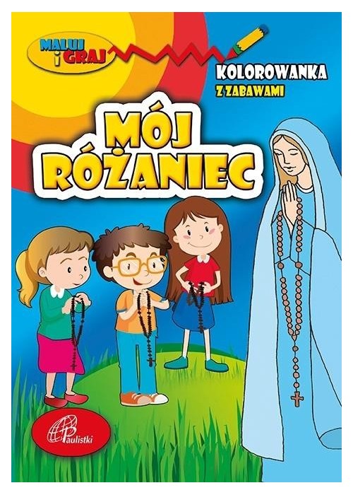 Mój różaniec. Kolorowanka z zabawami