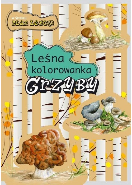 Leśna kolorowanka. Grzyby