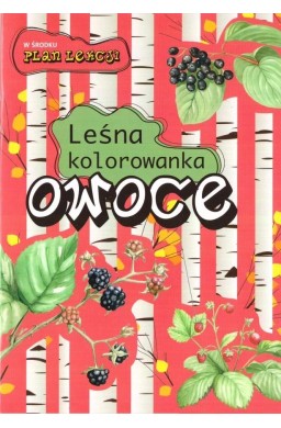 Leśna kolorowanka. Owoce