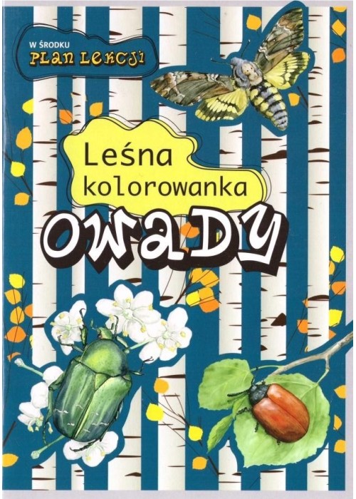 Leśna kolorowanka. Owady