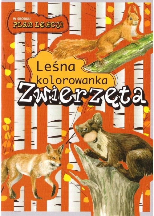 Leśna kolorowanka. Zwierzęta