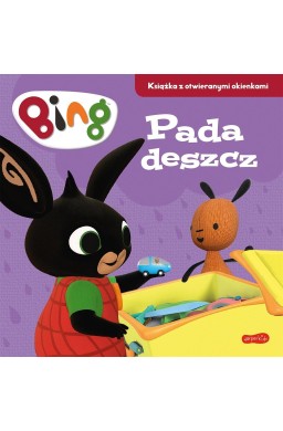 Bing. Pada deszcz. Książka z otwieranymi okienkami