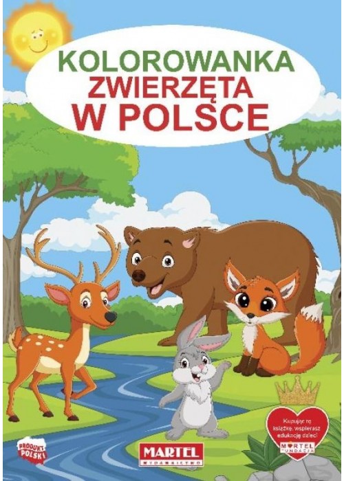 Kolorowanka Zwierzęta w Polsce