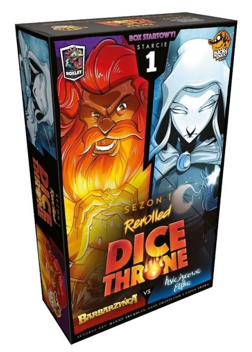 Dice Throne Starcie 1: Barbarzyńca vs Elfka