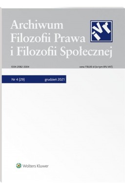 Archiwum Filozofii Prawa i Filozofii.. 4/2021 (29)