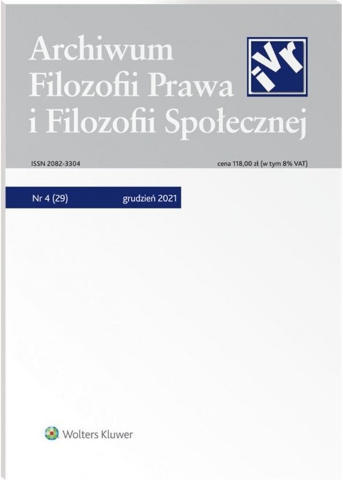 Archiwum Filozofii Prawa i Filozofii.. 4/2021 (29)