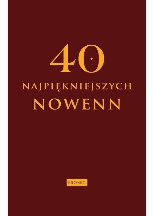 40 najpiękniejszych nowenn