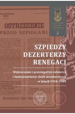 Szpiedzy, dezerterzy, renegaci