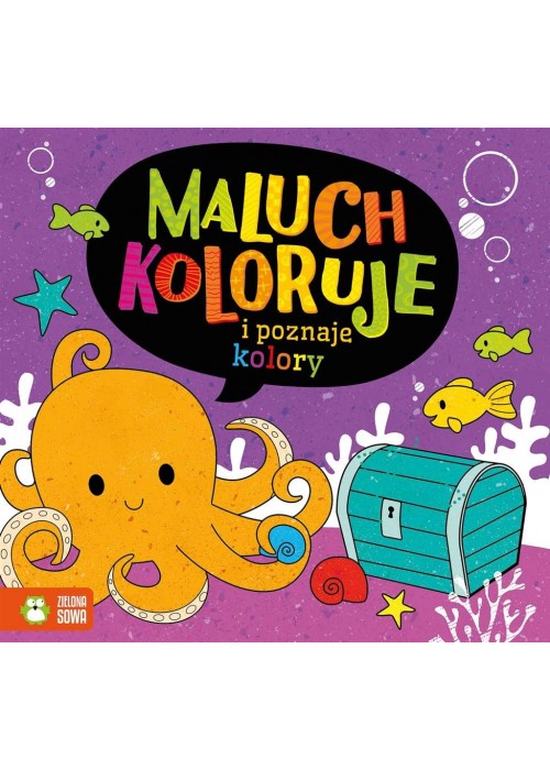 Maluch koloruje i poznaje kolory