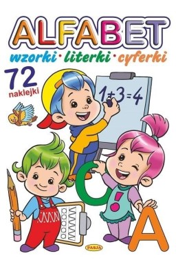 Alfabet. Wzorki, literki, cyferki