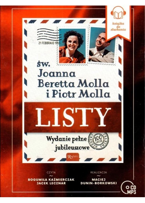 Listy Joanna Beretta Molla i Piotr Molla Audiobook