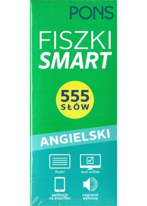 Fiszki Smart 555 słów. Angielski w.2022