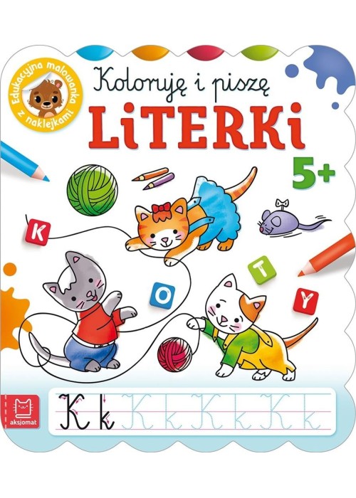 Koloruję i piszę LITERKI. Edukacyjna malowanka