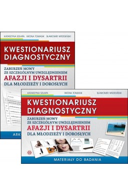 Kwestionariusz diagnostyczny zaburzeń mowy KOMPLET