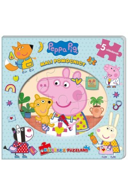 Peppa Pig. Książka z puzzlami. Mali pomocnicy