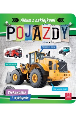 Pojazdy. Album z naklejkami. Ciekawostki