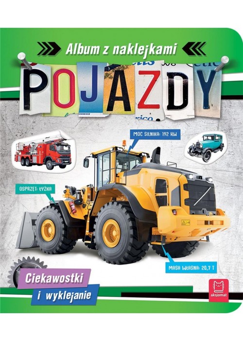 Pojazdy. Album z naklejkami. Ciekawostki