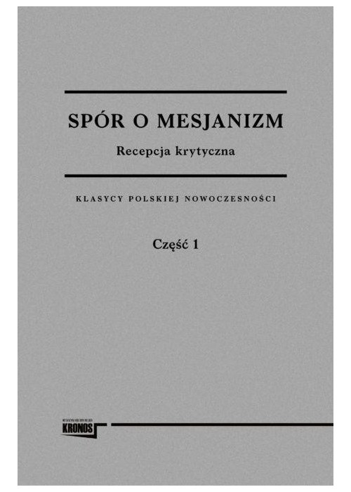 Spór o mesjanizm T.1- 2