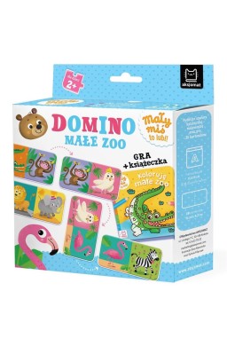 Domino. Małe zoo. Gra + książeczka