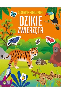 Ozdabiam naklejkami. Dzikie zwierzęta