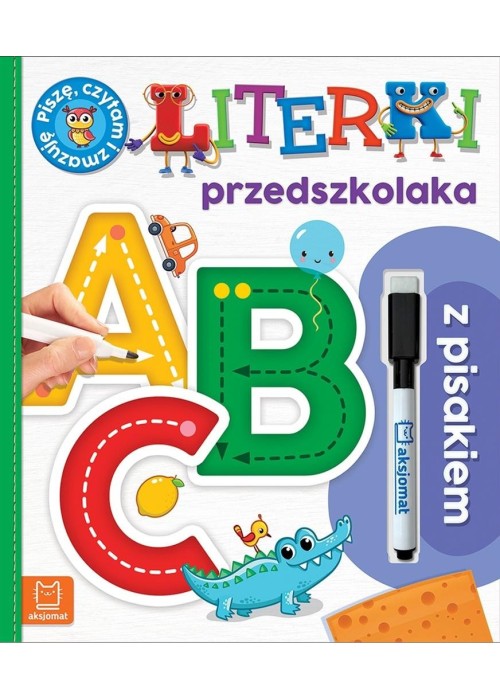 Literki przedszkolaka z pisakiem w.2