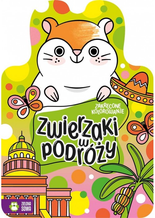 Zakręcone kolorowanie. Zwierzaki w podróży