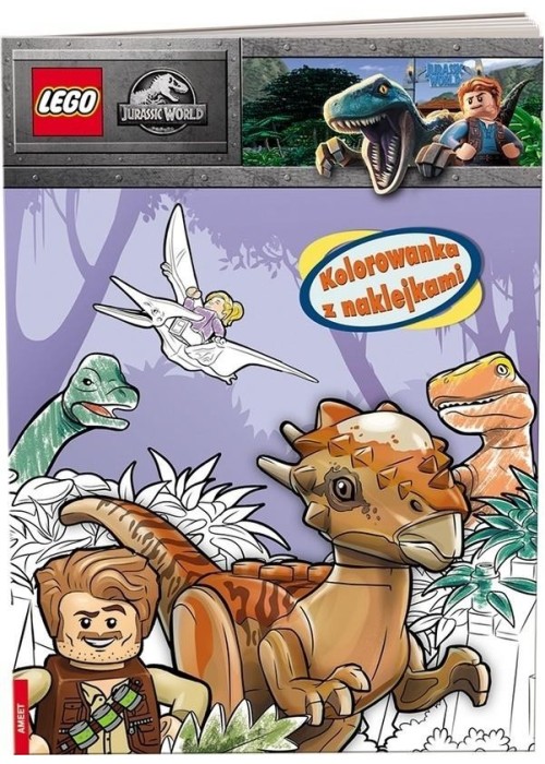 LEGO(R) Jurassic World. Kolorowanka z naklejkami