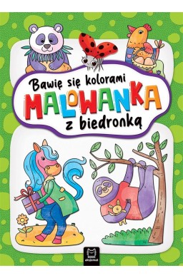 Bawię się kolorami. Malowanka z biedronką