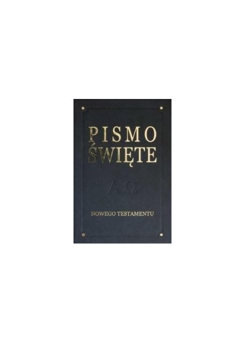 Pismo Święte Nowego Testamentu - De Luxe, grafit