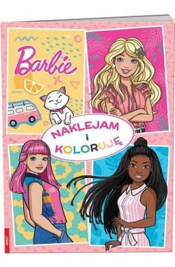 Barbie. Naklejam i koloruję