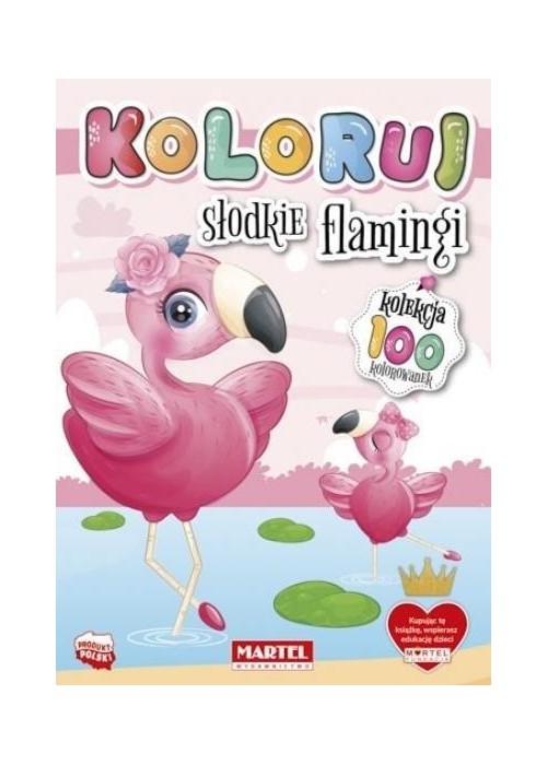 Kolekcja Koloruj - Słodkie flamingi