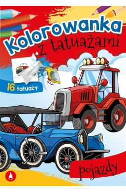 Kolorowanka z tatuażami. Pojazdy