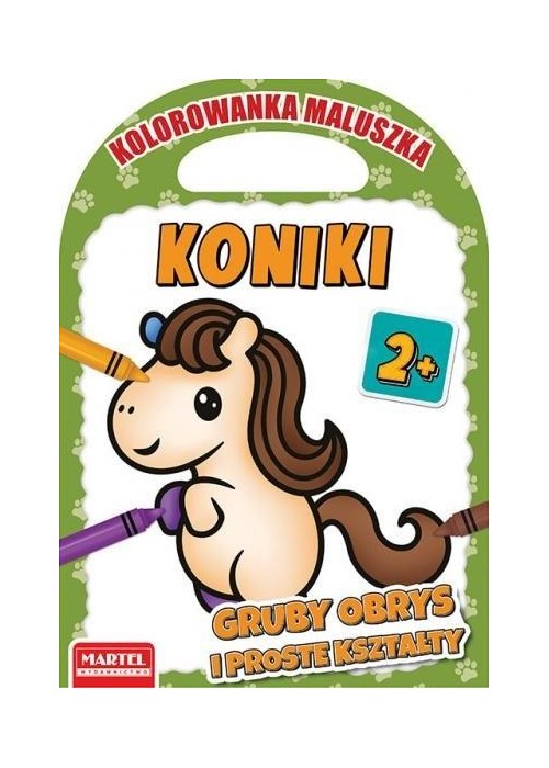 Kolorowanka maluszka. Koniki