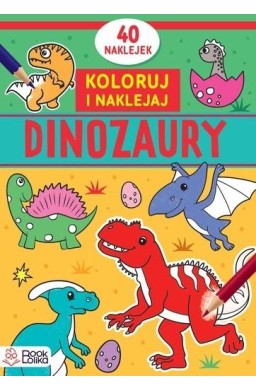 Dinozaury. Koloruję i naklejam