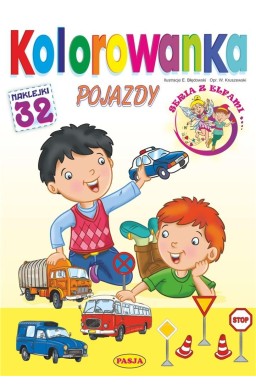 Kolorowanka. Pojazdy