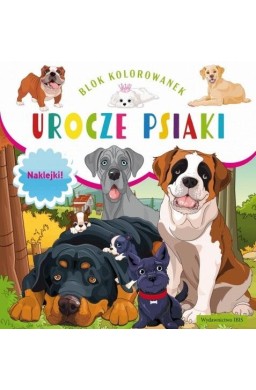 Blok kolorowanek. Urocze psiaki